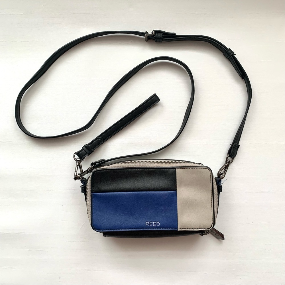 REED Modern Luxury Colorblock Small Crossbody Bag/Wristlet